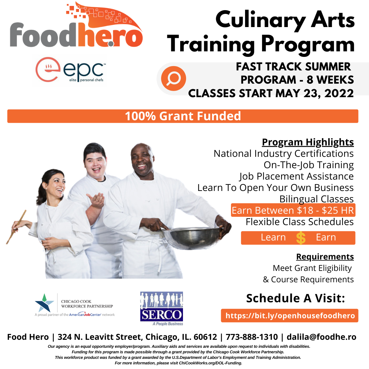 Culinary Arts Training Program